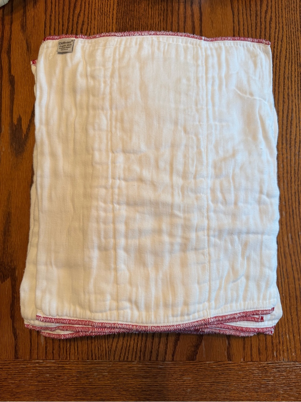 Cloth Diapers with Red Trim - Gentle Baby Essential